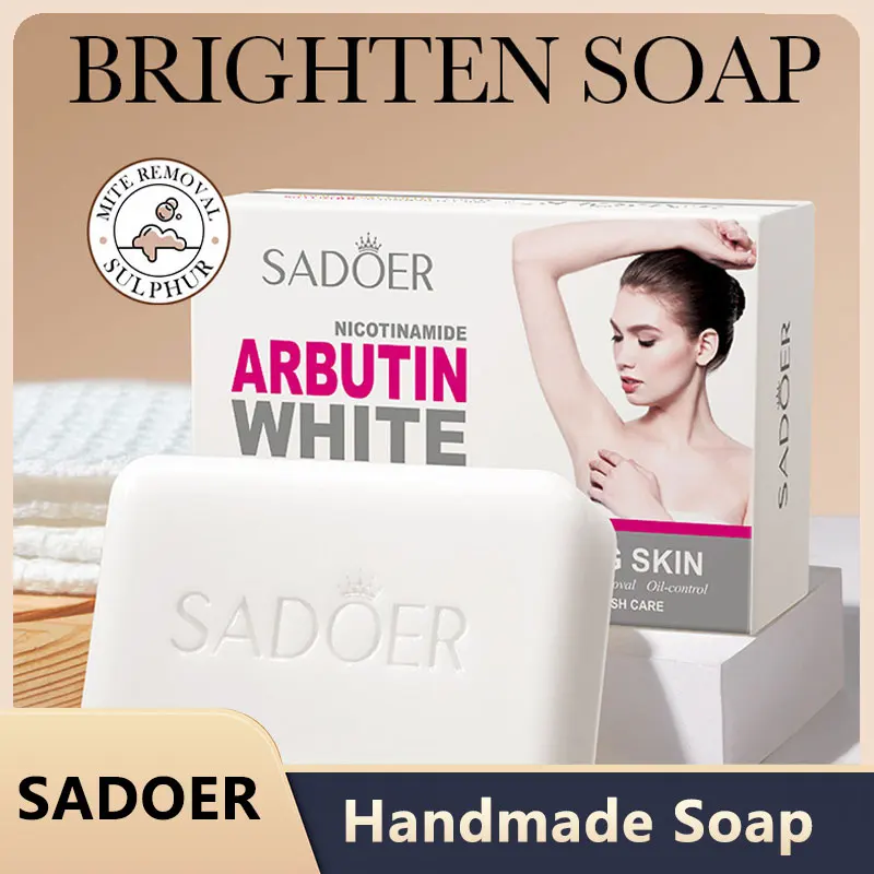 Handmade Soap Niacinamide & Kojic Acid Gentle Brightening Exfoliating Cleanser Even Skin Tone & Spotless Care