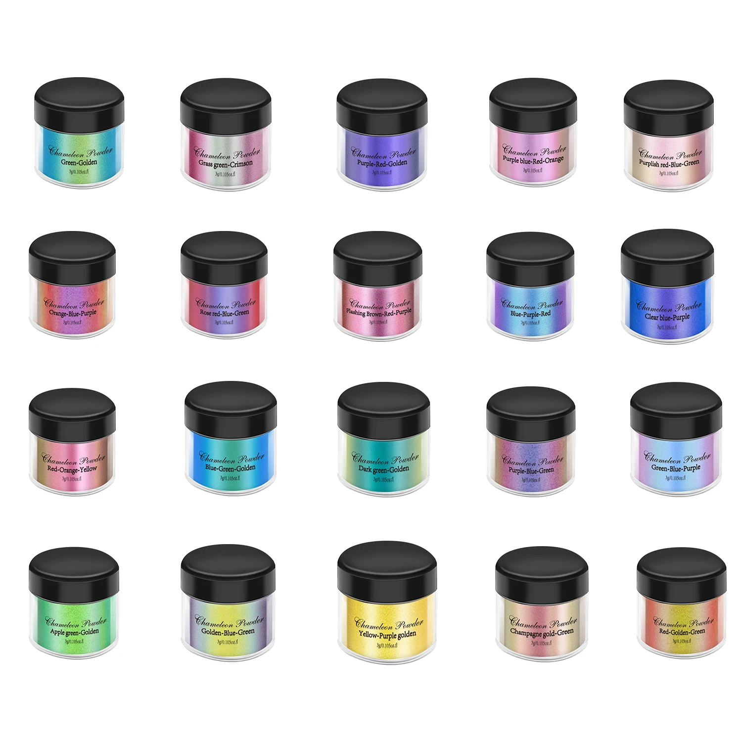 Chameleon Mica Powder: Color-Shift Pigment