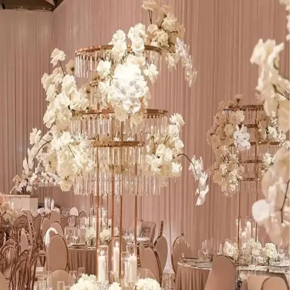 120cm 2-6pcs)Absolutely Beautiful Wedding Metal Arch Frame Arch Backdrop table center Stand Background tabletop decor