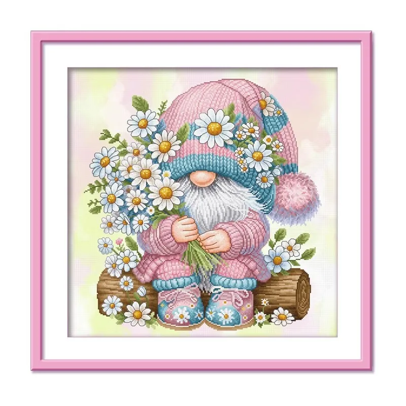 Cross Stitch Kit Cross Stitch Tools 11CT Printed On Canvas