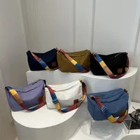 Sac à bandoulière grande capacité pour femme, style coréen 2026, tendance, unique, élégant, couleur unie, sac fourre-tout de boutique 3