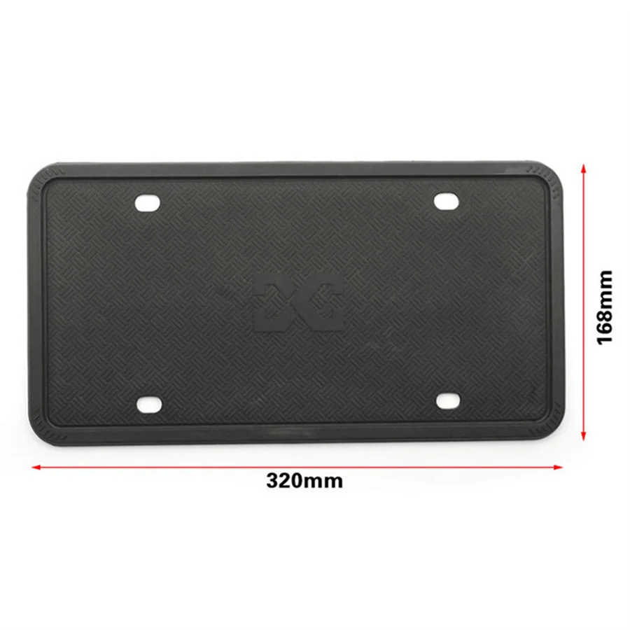 License Plate Frame XCLPF Silicone License Plate Frame Covers 1 Pack Front or Back Car Plate Bracket Holders