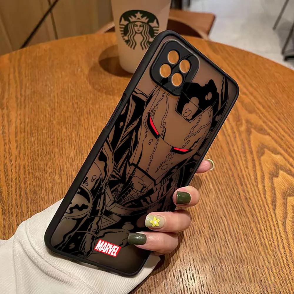 thumbnail image 1 of Caso mate para OPPO A97 A96 A95 A94 A93 A92 A92S A78 A74 A73 A72 A57 A55 A54 A53 A17 A16 4G 5G Funda Marvel Lron Man Comics, 1 of 5