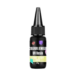 Vibrant Multicolor High - Transparency Glitter UV Epoxy Resin for DIY Jewelry and Home Décor Crafting (20)