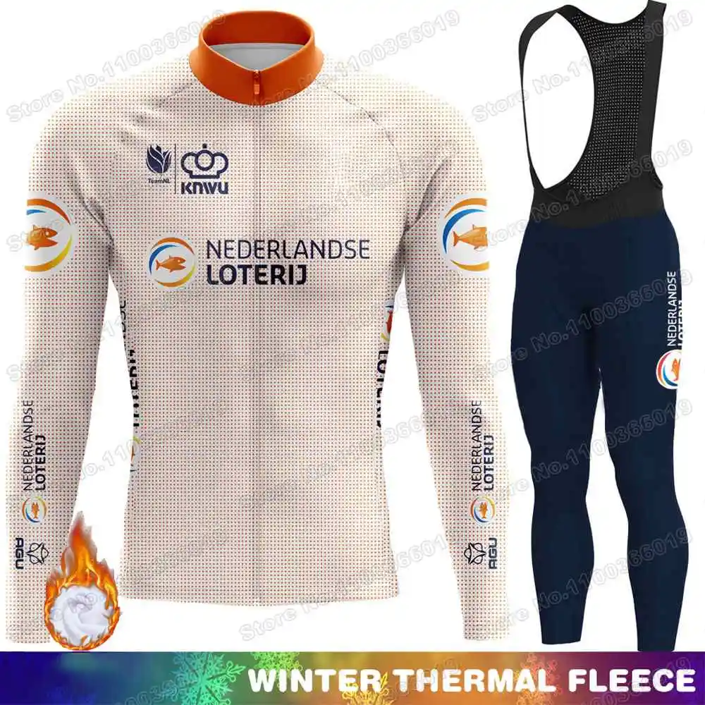 2023 Netherlands Cycling Jersey Winter Set Dutch National Team Cycling