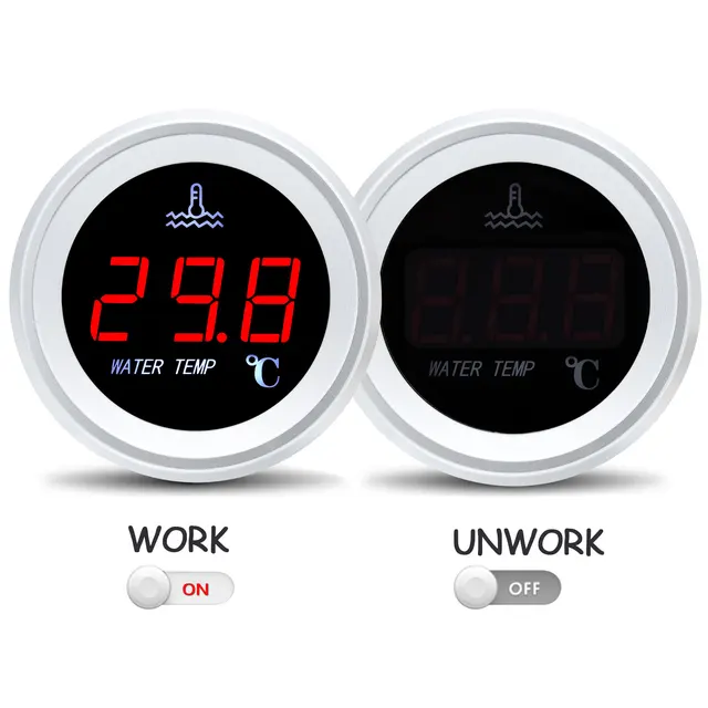 EBTOOLS Pour Compteur Temperature Moto Jauge De Température De L