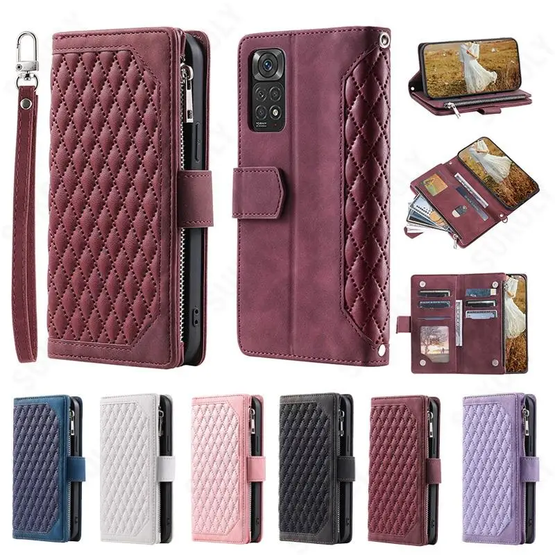 

Leather Case For Xiaomi Redmi Note 11 10 Pro 9s 10s 11s 9T Mi 11T Poco F3 X3 NFC M3 X4 Pro 5G M4 Pro 4G Card Bag Wallet Cover