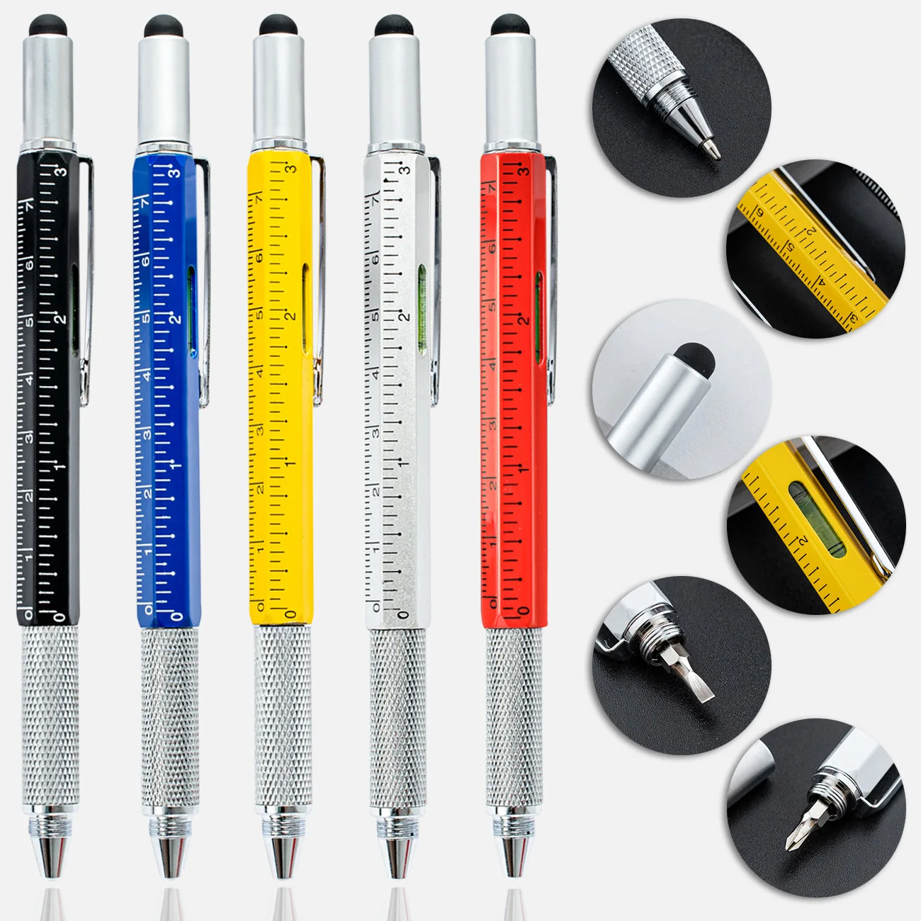 Multifunction Screwdriver Metal Ballpoint Rollerball Pens Stationery Tool Pen Gift ballpoint pen