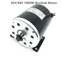 36V 48V 1000W Electric Bicycle Brushed Motor MY1020 For Electric Bike/Tricycle/Scooter Engine DIY Modifications