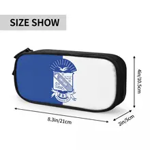  Phi Beta Sigma PBS Fraternity Pencil Pen Case Stationery Bag Pouch Holder Box Organizer for Teens Girls Adults Student 