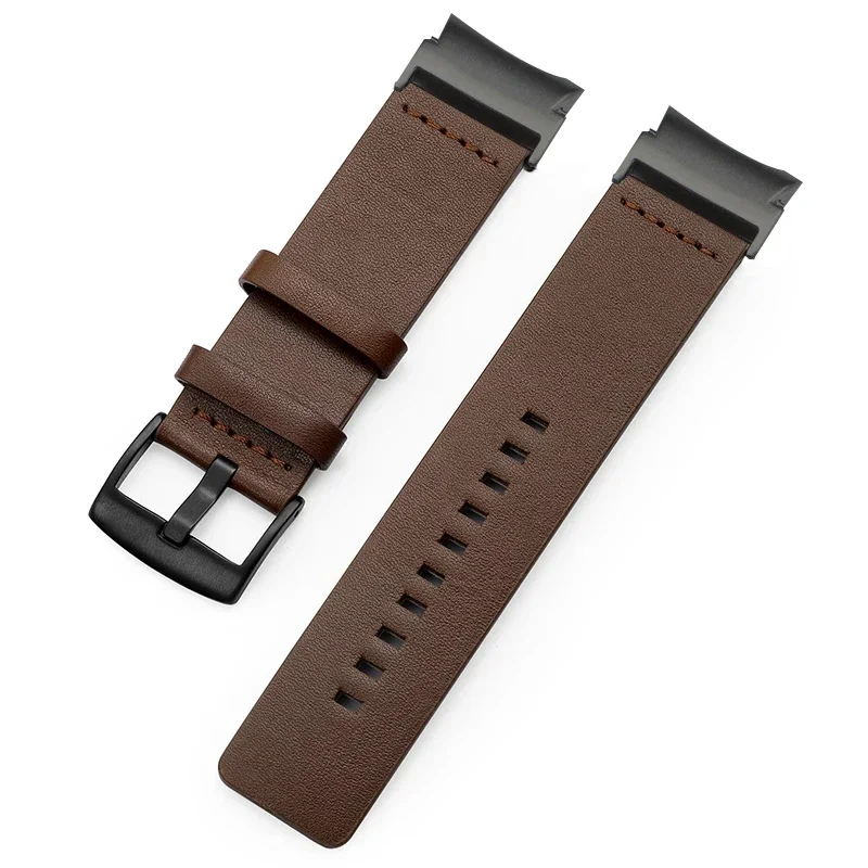 삼성 갤럭시 시계 7 6 5 4 40 44mm 갤럭시 Watch6 4 클래식 43 47mm 용 퀵 피팅 금속 버클 스트랩 용 간격 없음 가죽 밴드