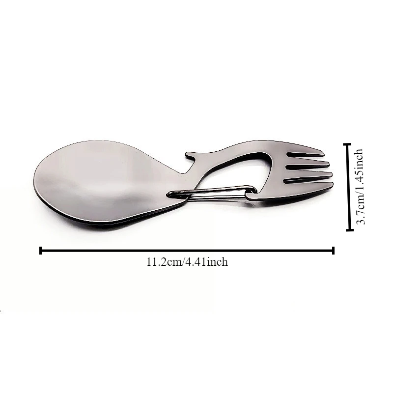 Titanium Dual-Use Fork Spoon 2