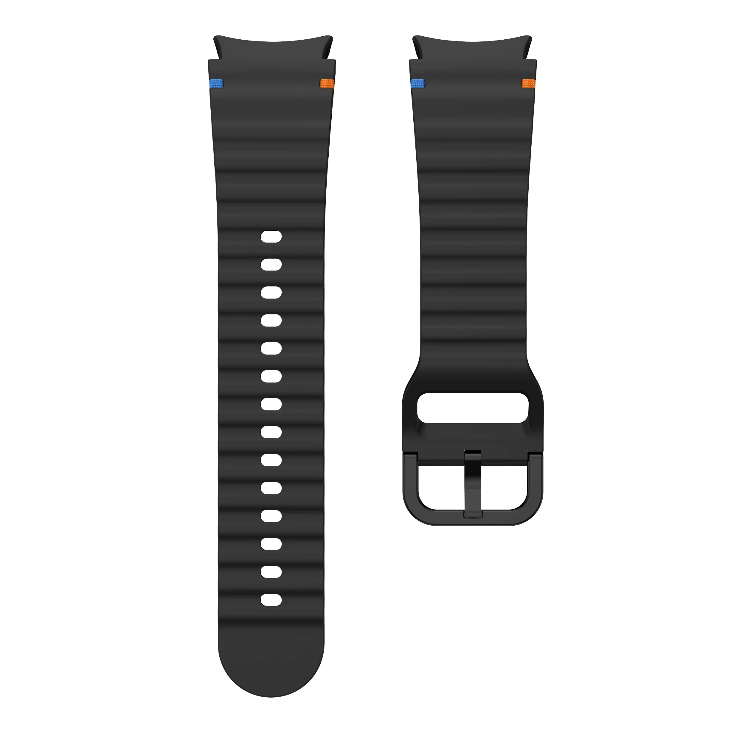 Enhanced Silicone Sports Strap for Smartwatch - Versatile and Durable Design