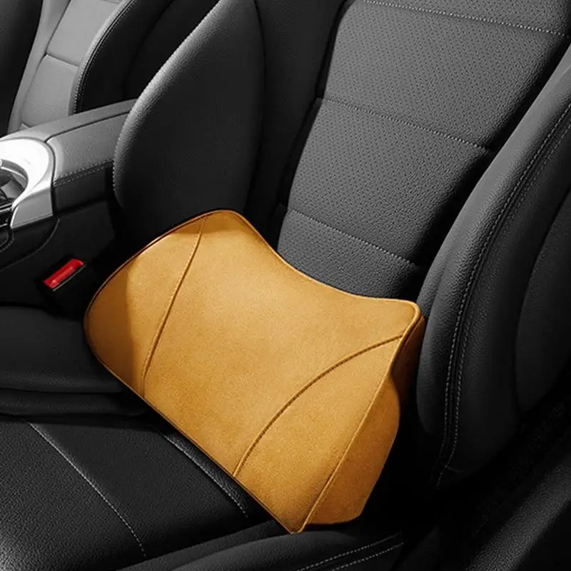 Universal Driver Memory Foam Lumbar Pillow Car Seat Booster Back Cushion  Elastic Cotton Lumbar Support Pillow For Office Chair - AliExpress