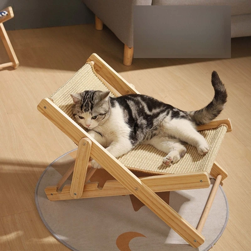 

Кошка, котенок, шезлонг, скребок, шлифовальные когти для котенка, загорающего, отдыхающего