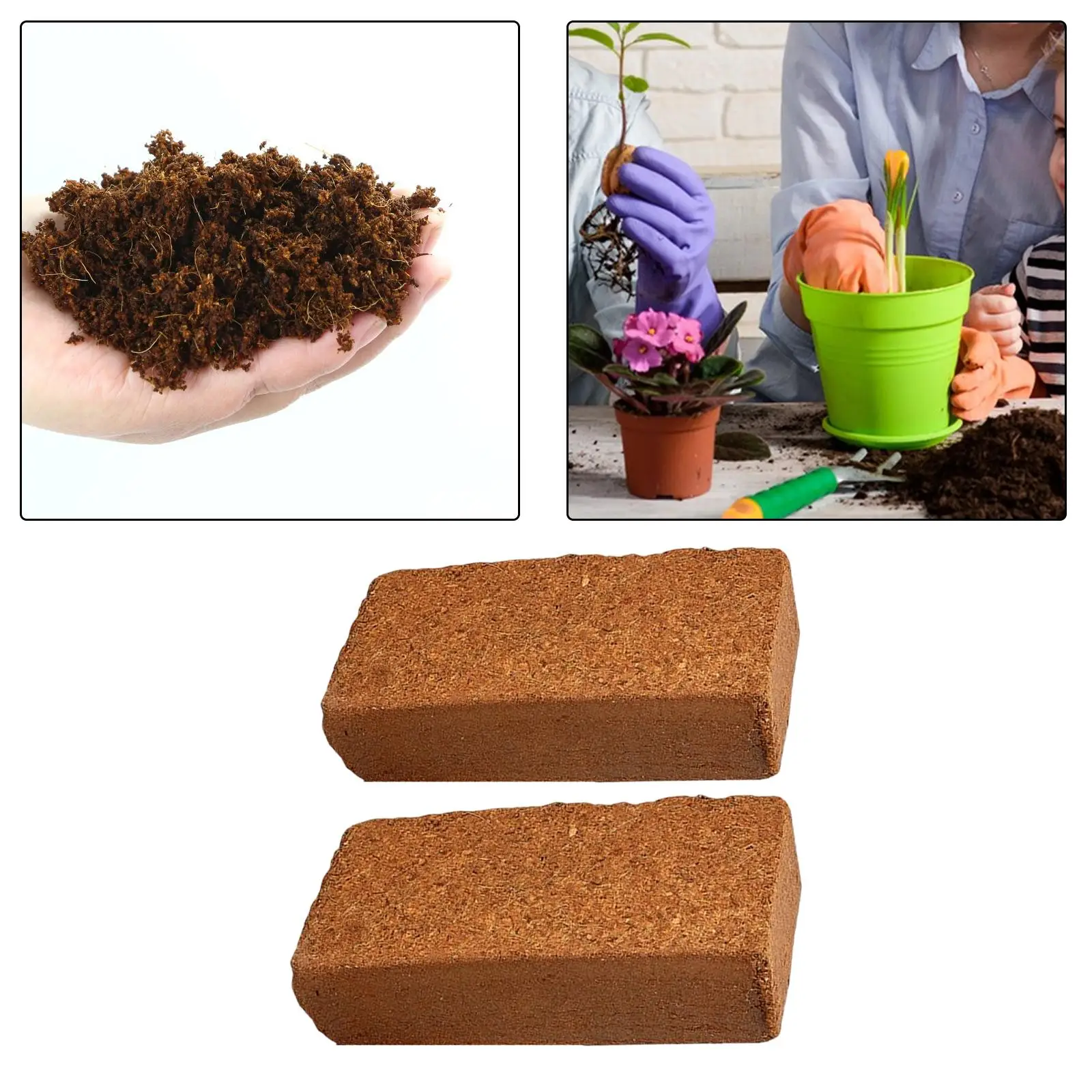 Potting Soil Expandable Compressed Universal Coconut Coir Starting Coconut Coir soil for Landscape