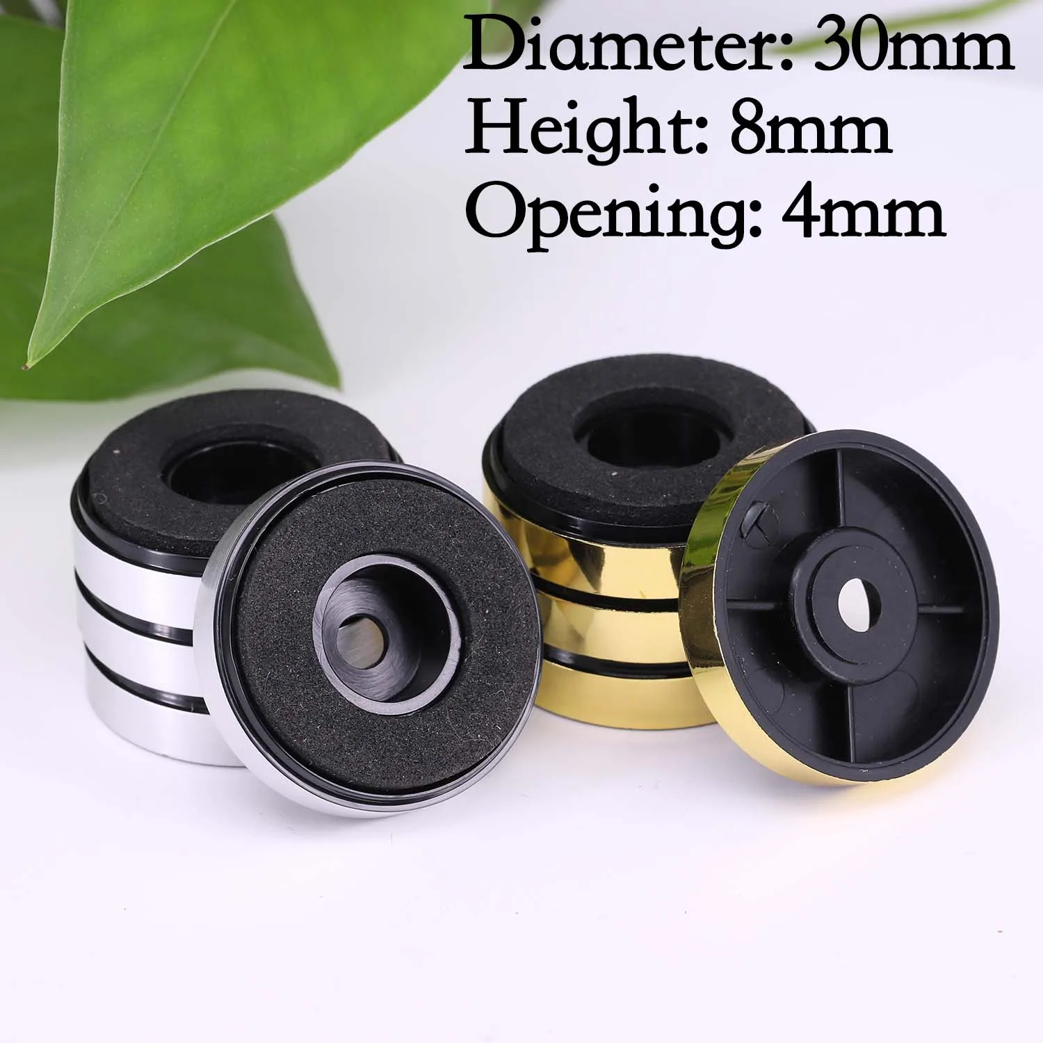 Audio Isolation Feet 30*8mm 40*10mm Plastic Amplifier Feet Speaker Pad CD DAC Speakers Shock Absorption Pad 4PCS