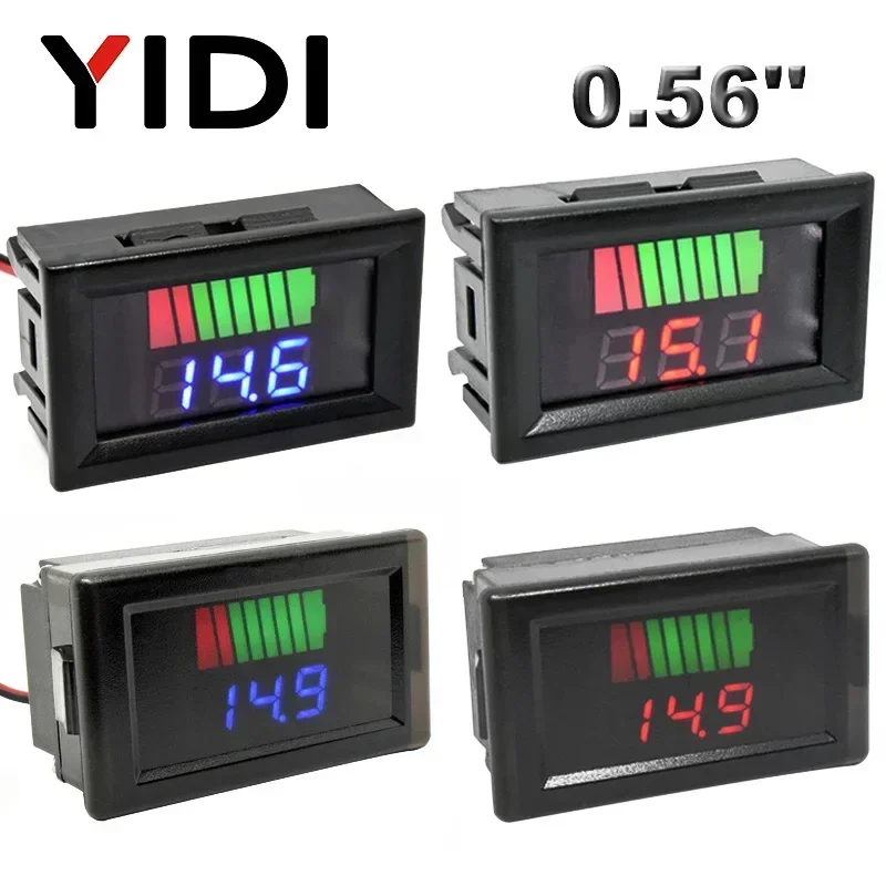 LCD Digital Voltmeter Battery Capacity Indicator and Voltage Tester