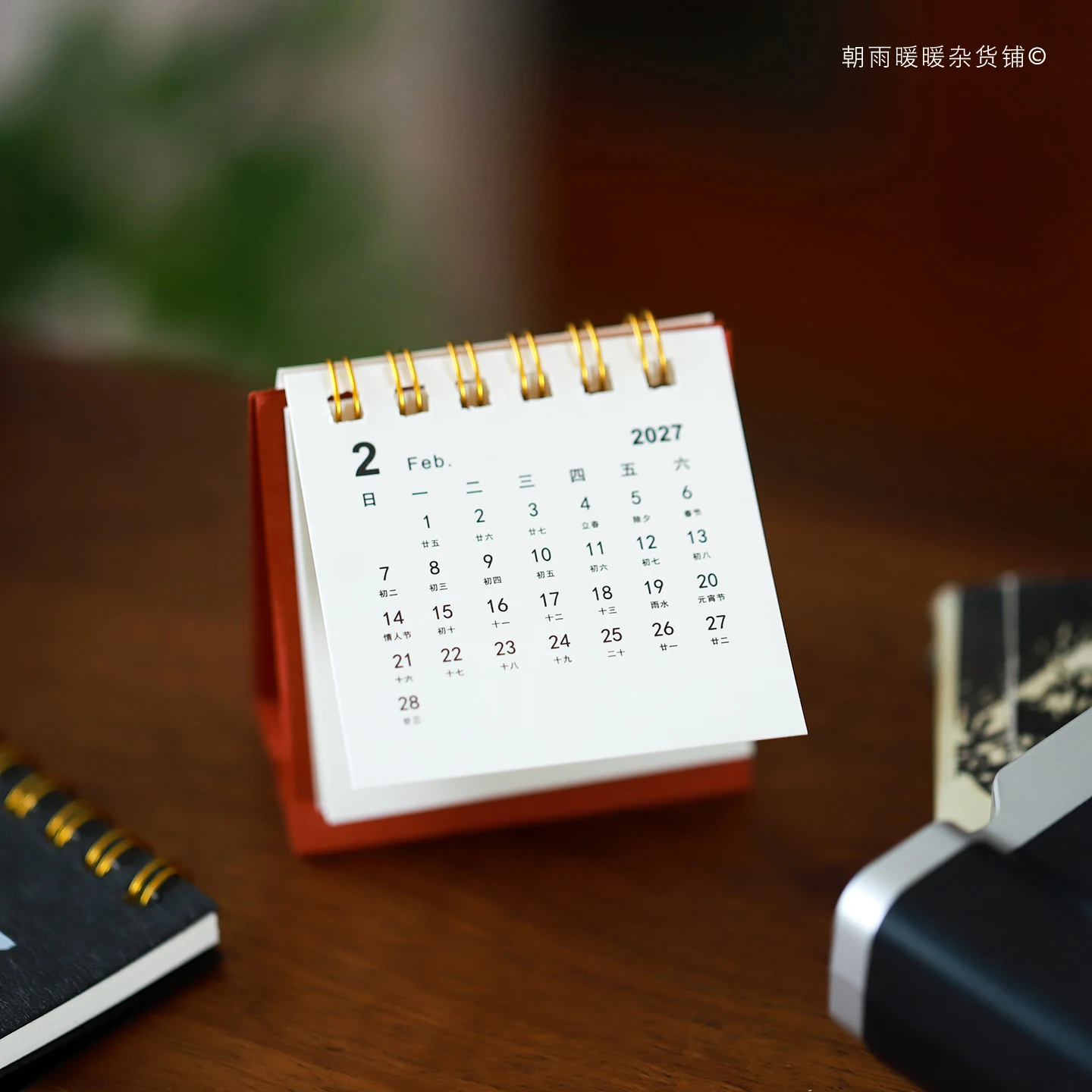 Calendario Mini 2026-2027 Stile Ins, Semplice Planner per Lavoro e Studio, Calendario da Scrivania, Ornamento da Tavolo - immagine 6