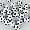 6/10pcs Outdoor Sport 4CM White Kids Color Mini Soccer Kids Toy Sponge PU Jump Ball Pressure Ball Party Game Boy Toy Stress Ball 1