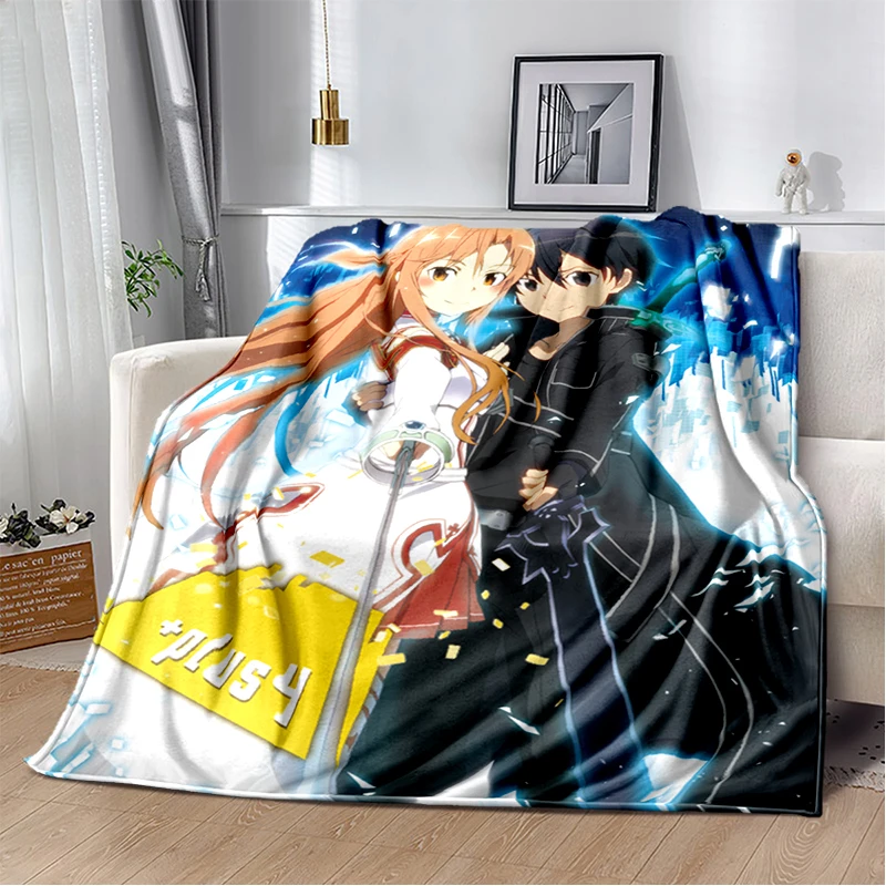 �α� �ִϸ��̼� SAO �ҵ� ��Ʈ �¶��� �ö��� ����Ʈ �÷��� ���� ħ�� ���, Gedruckt bettdeck Geschenk