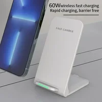 65W Wireless Charger Station Earphone Phone Fast Charging Charger Holder For iPhone 16 15 14 13 Pro Max Samsung S24 S23 Xiaomi 5