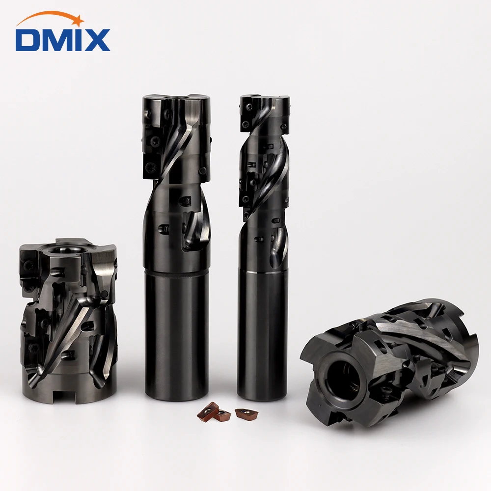 DMIX BAP300R BAP400R Mais Fräser Stange Seite Schruppen Schneiden Spirale Nut Bearbeitung Zentrum Werkzeug für APMT1135/1604 Einsatz