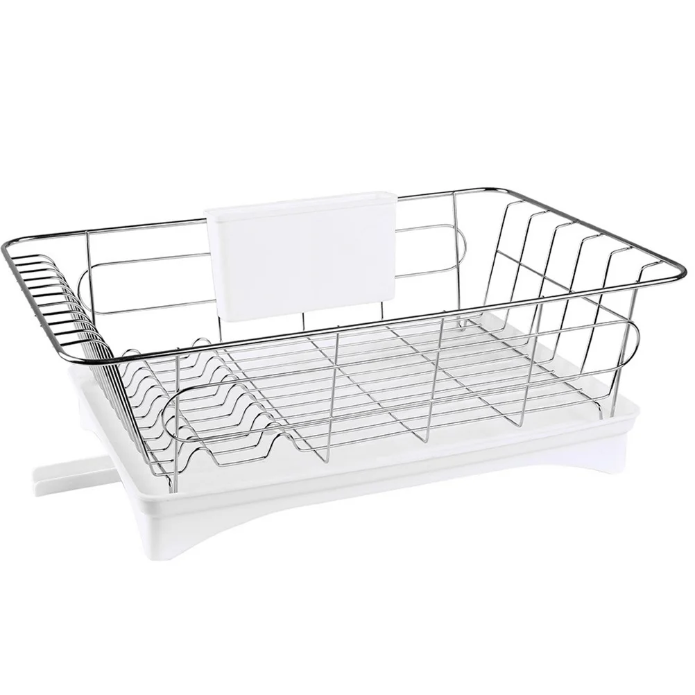 

Dish Plate Draining Rack Dish Drying Rack Dish Drainer Shelf Dish Drainer Tray Kitchen Dish Rack Utensil Holder Drainer