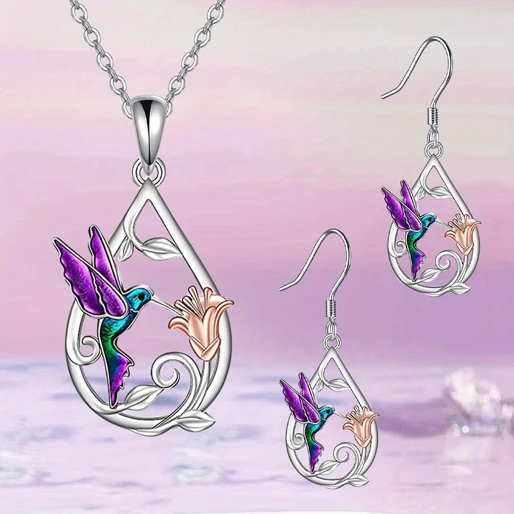 Necklace Earrings Jewelry Sets 3pcs