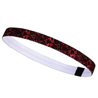 Sports thin headband, yoga fitness headband, sweat guiding and absorbing elastic band, silicone anti slip breathable headband - Image 3