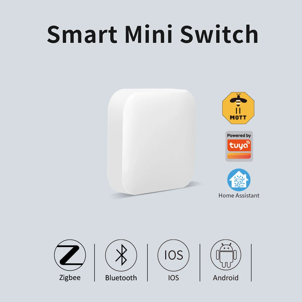 스마트 미니 스위치 ZigBee 장면 버튼 스위치, 홈 오토메이션 다중 시나리오 연결 스위치, Tuya/홈 어시스턴트 지원