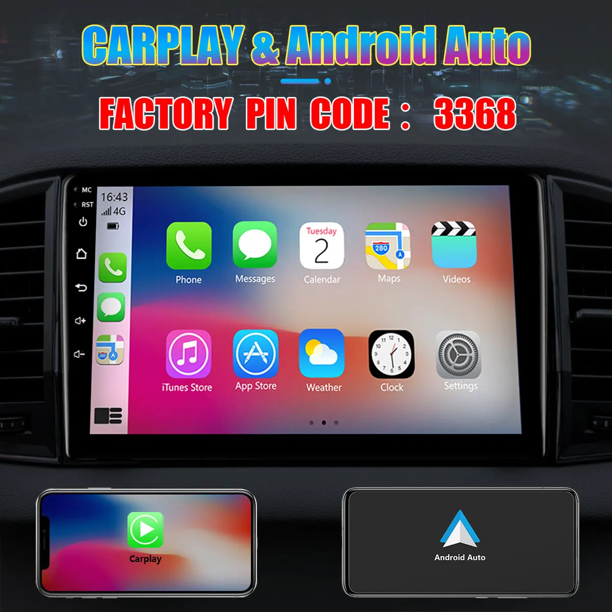 Android 12 Carplay For Renault Clio 2013 2014 2015 2016 2017 2018 2019  Radio Bluetooth Automotive Multimedia Central Auto Screen