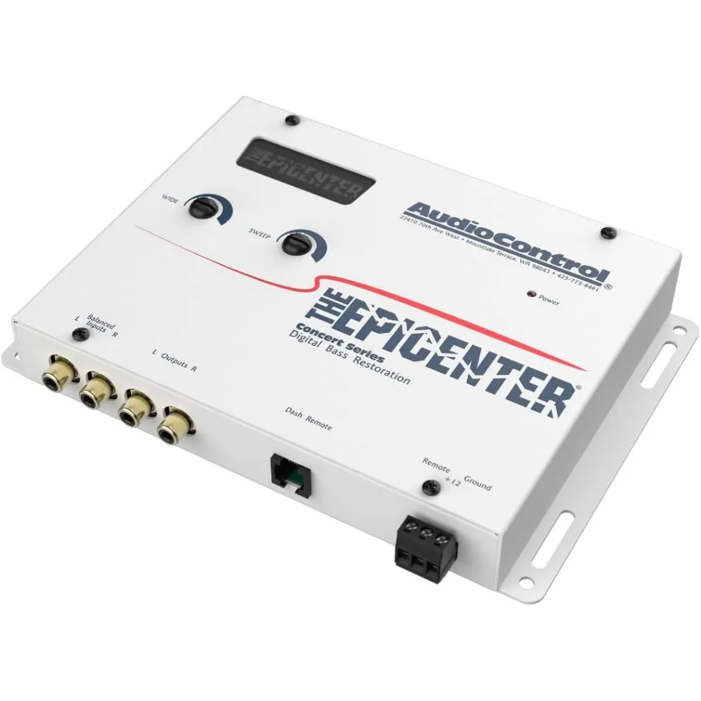 The EPICENTER Bass Restoration Processor, Car Audio Bass Booster Expander with Remote (White) 4