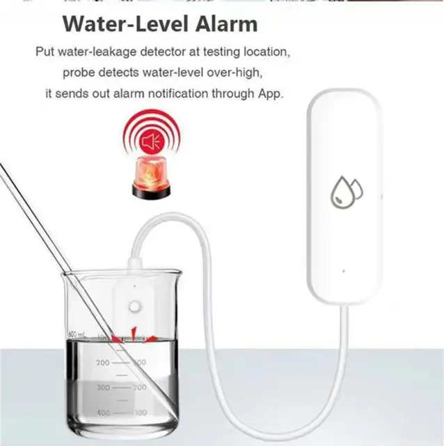 Tuya WiFi Smart Water Level Sensor Water Leak Detector Water Level Alarm Smart Life APP Control Smart Home Security Protection 5