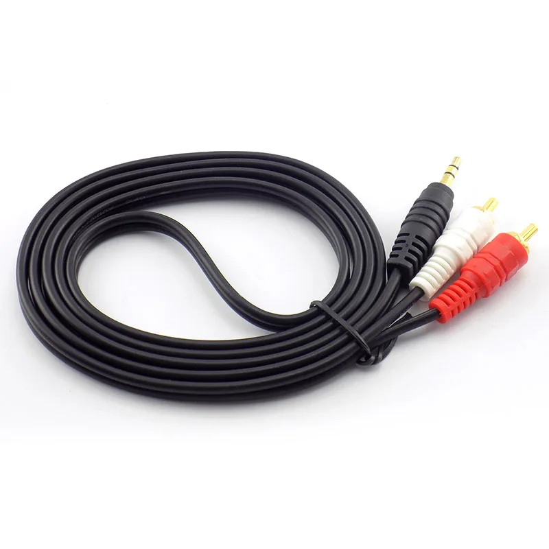 Kabel Audio 3.5mm to 2 Rca Gold