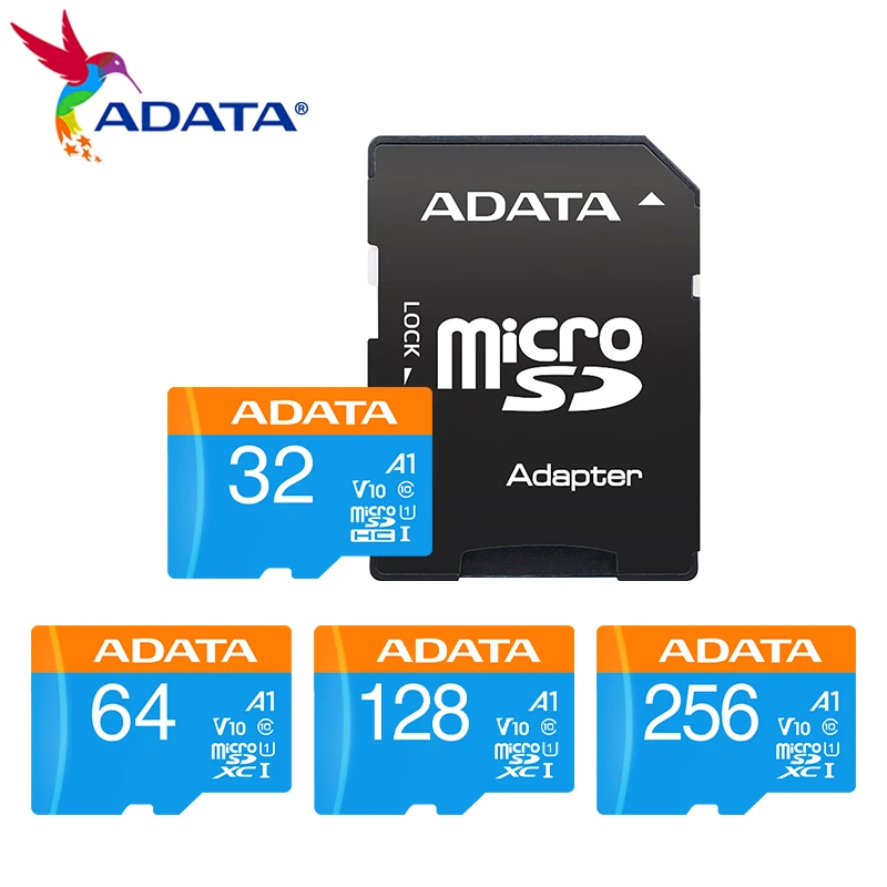 ADATA Premier microSDXC High-Speed Memory Card with SD Adapter - Multiple Storage Options