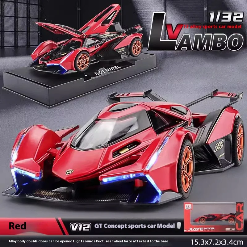 1:32 Lamborghini V12 Vision GT Gran Turismo Supercar Alloy Model