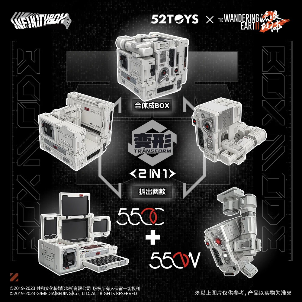 52TOYS Infinitybox IB-06 550C&550W Deformation Robot, Converting