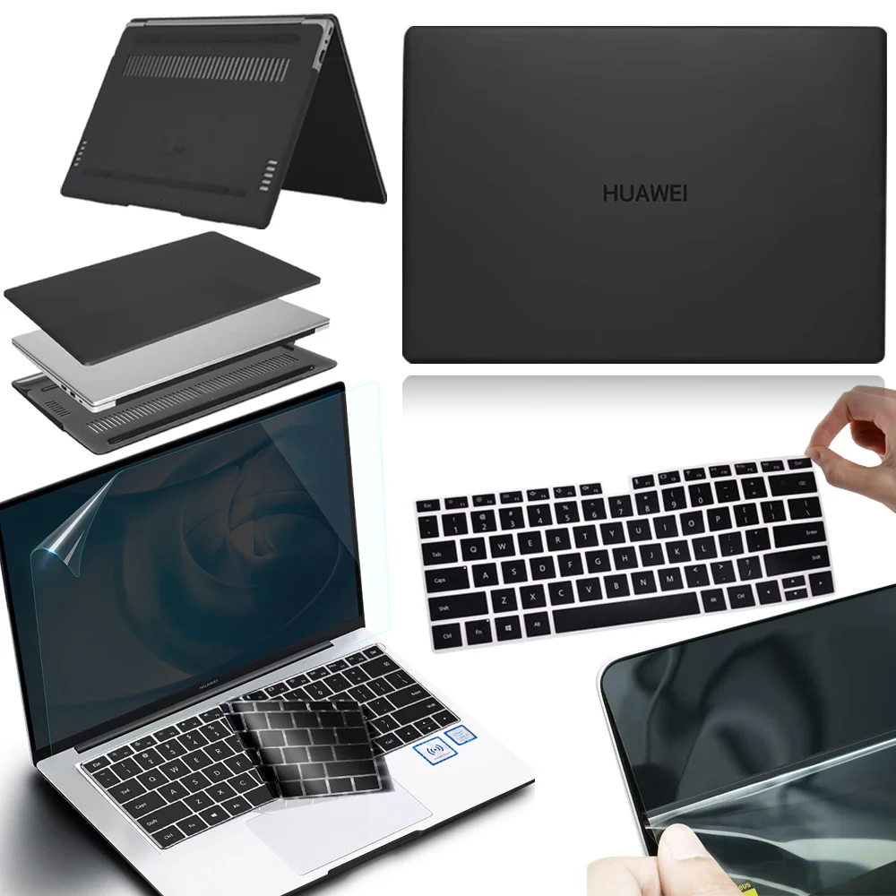 Per Huawei Matebook 13/14/D14/D15/13S/14S/Honor Magicbook X14/X15/X 2020/Pro 16.1 Custodia Protettiva Per Schermo Per Laptop Pellicola Per Tastiera Us