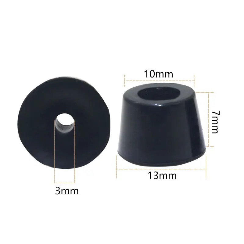 Lot De 10 Pieds En Caoutchouc Antidérapants Pour Trampoline - Embouts Protection Sol