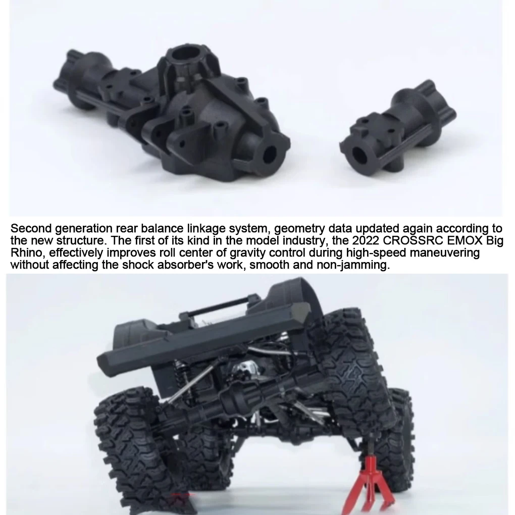 CROSSRC EMO X3 Big Tiger 1/8 remote control electric rescue vehicle climbing vehicle off-road vehicle RTR Northeast Tiger 5