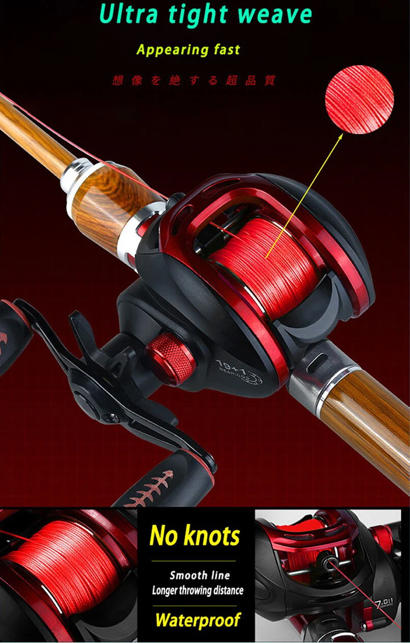 Zukibo Firebird 8 Stränge geflochtene Angelschnur x8 Japan die beste Multi filament Angelschnur hochwertige glatte Salzwasser schnur – Detail 5