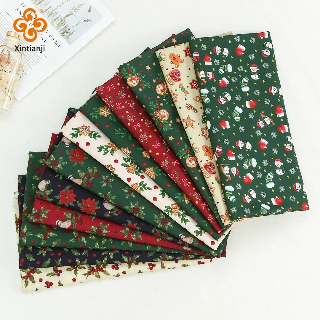 Christmas Cardinal Fabric 2
