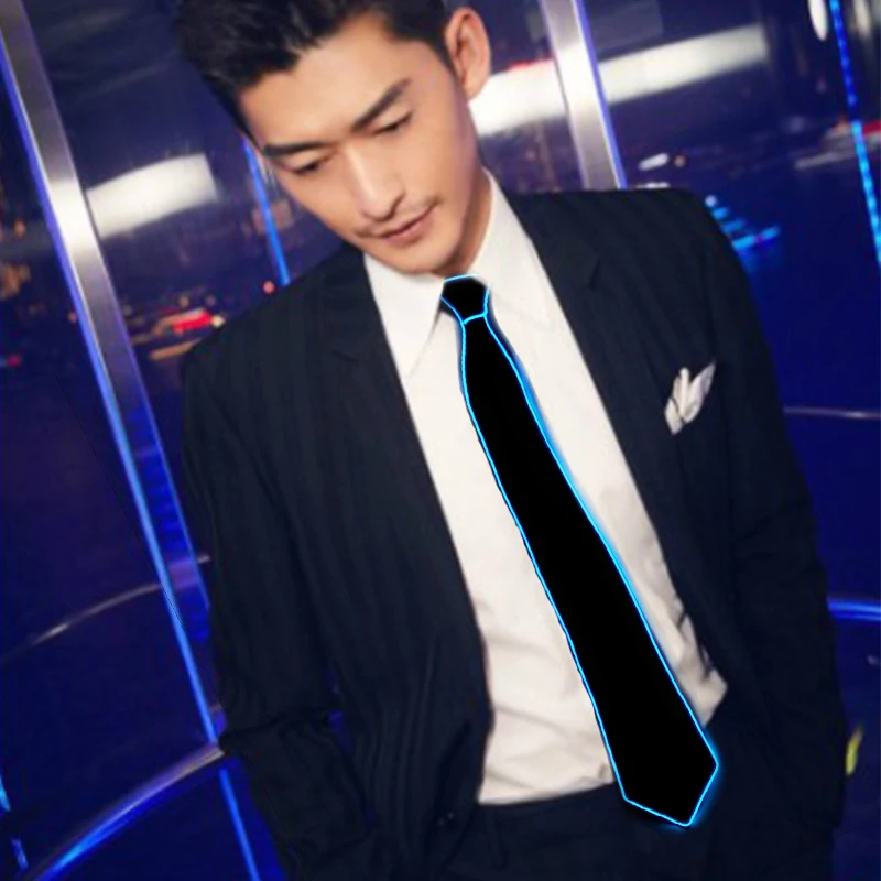 LED Light Up Bow Tie For Birthday Supplies Event Gifts Night Club Bar KTV Dance Men Bowtie