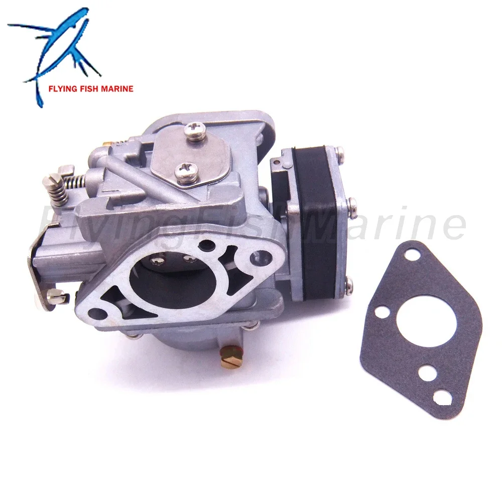 Outboard Motor Carburetor Assy and Gasket for Hangkai 2-stroke 9.8hp 12hp Boat Engine