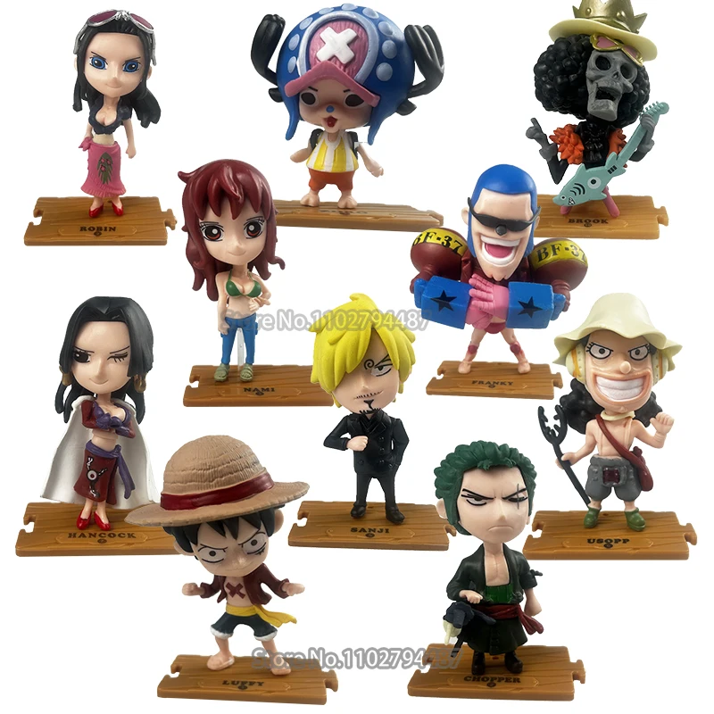 Takara tomy um pedaço macaco d luffy zoro sanji usopp blocos tijolo pixel  arte decoração diy brinquedos crianças presentes de aniversário natal -  AliExpress