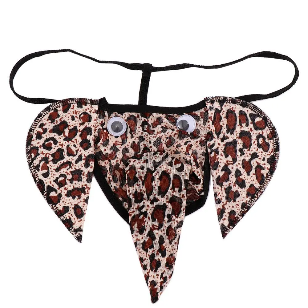 Description Picture 5 of itemLeopard Sexy Briefs T-back Underwear Elephant Shape G-string