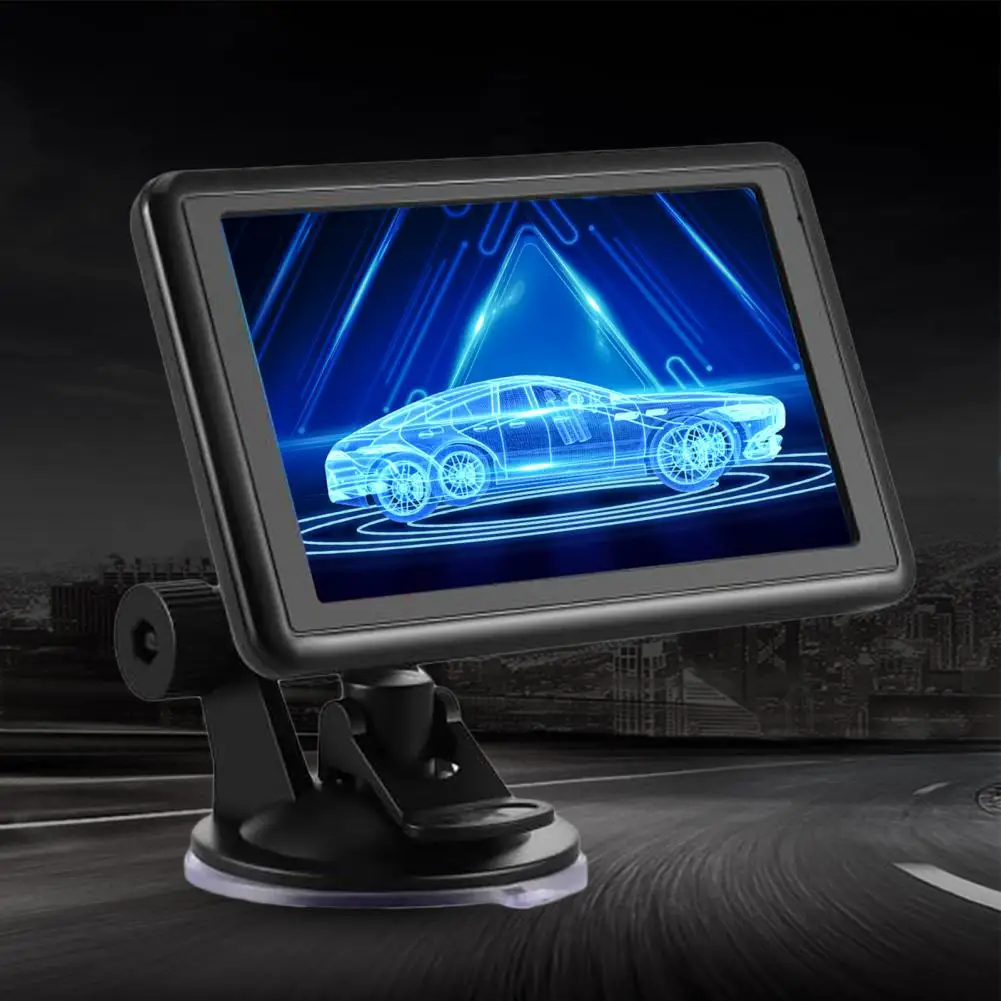 5 inch GPS Navigator High resolution Intelligent Voice Broadcast 8GB Flash Memory Multi language Car GPS Navigation