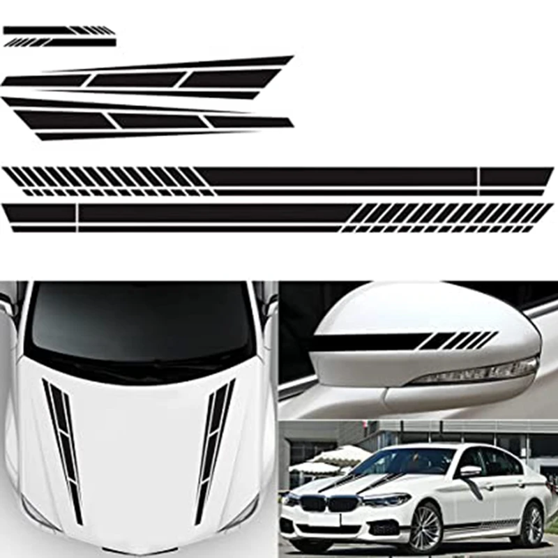 

6 шт./набор, стикеры для гоночных автомобилей