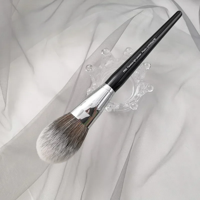 1 pz grande cosmetico morbido polvere arrossisce pennello trucco strumento pennello trucco viso guancia bellezza cosmetica spazzola per capelli liscia - immagine 2